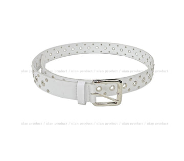 35mm Real Cowhide Eyelet Belt